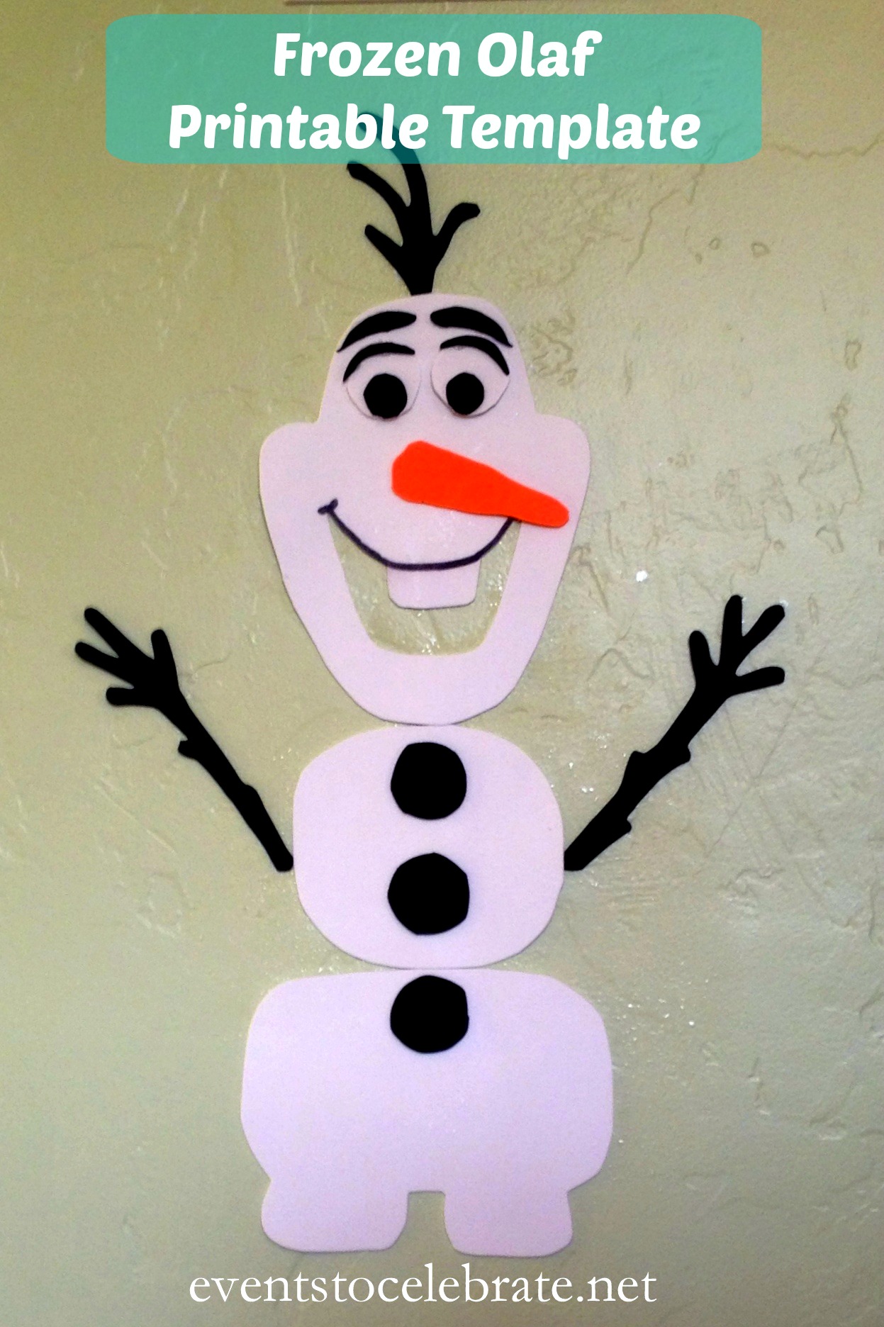 Frozen Olaf Template Events To CELEBRATE 