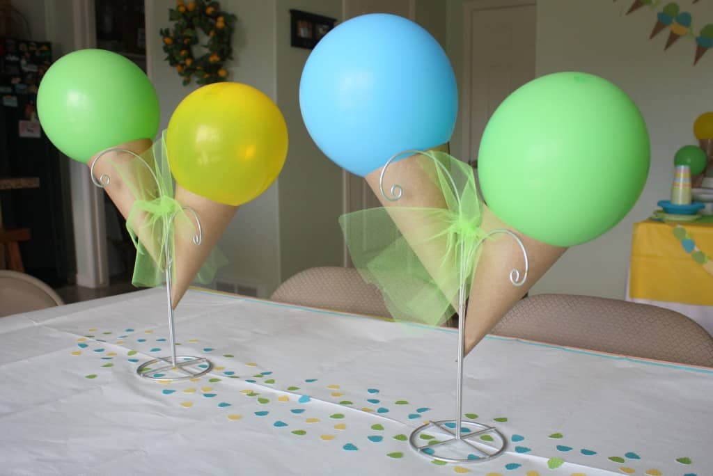 Ice Cream Party Centerpiece