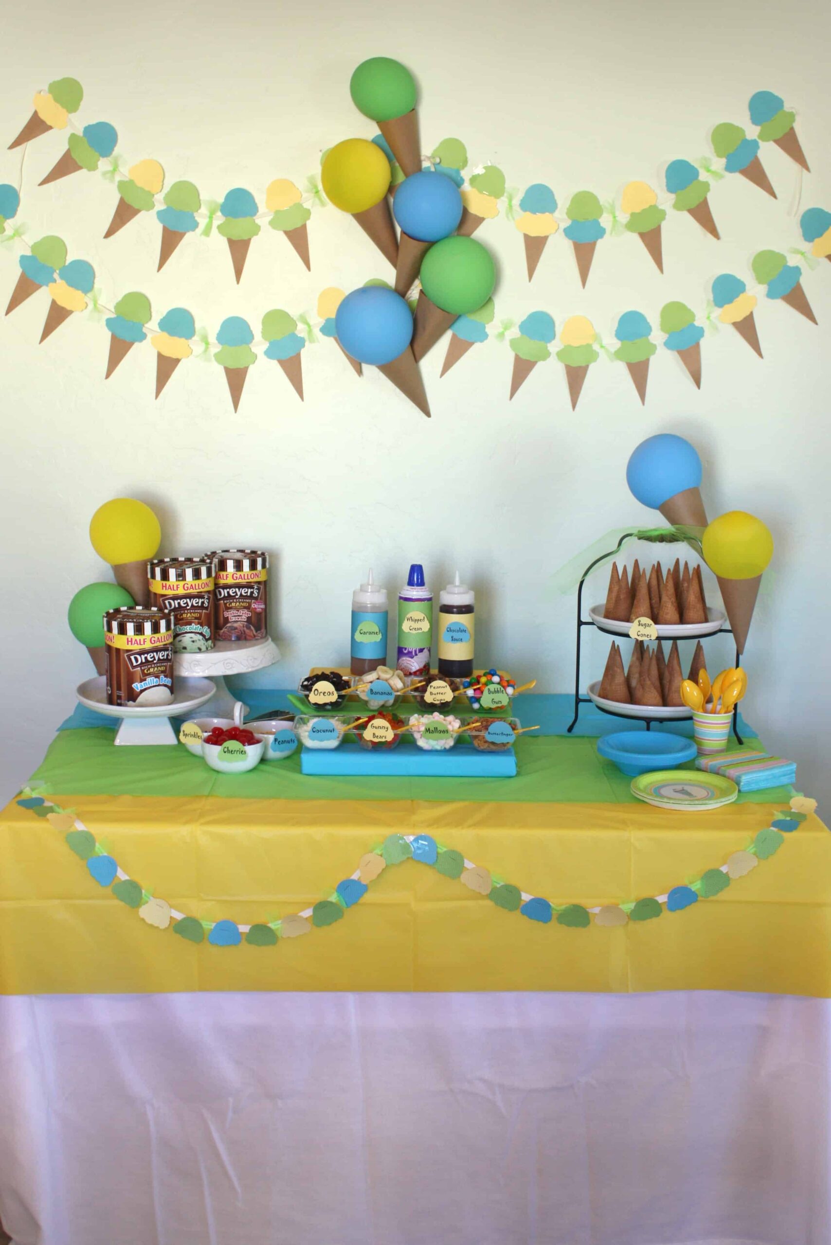 Ice Cream Themed Party