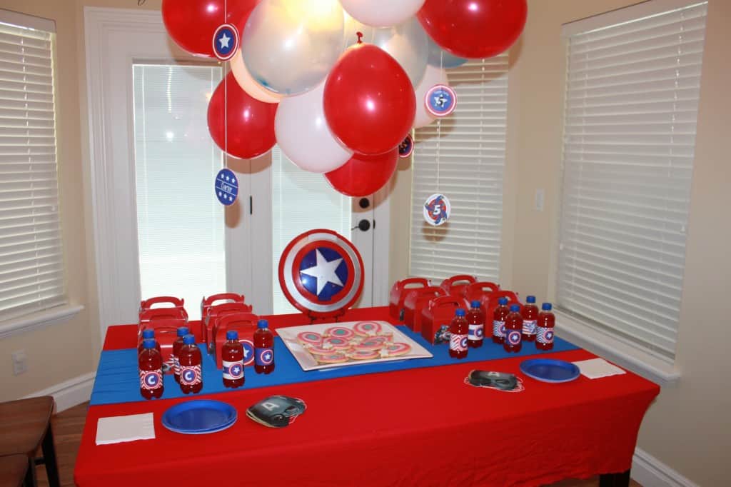 Captain America Food Display