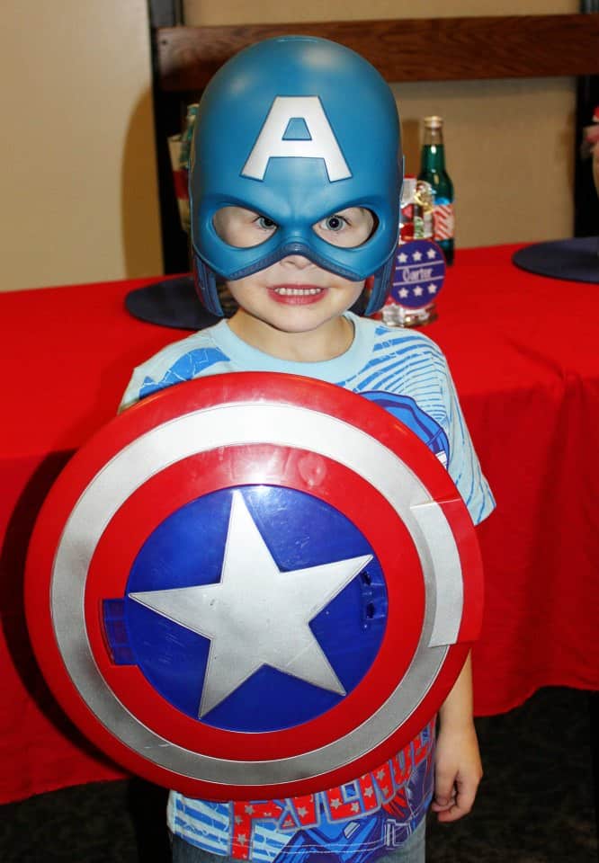 Captain America birthday party