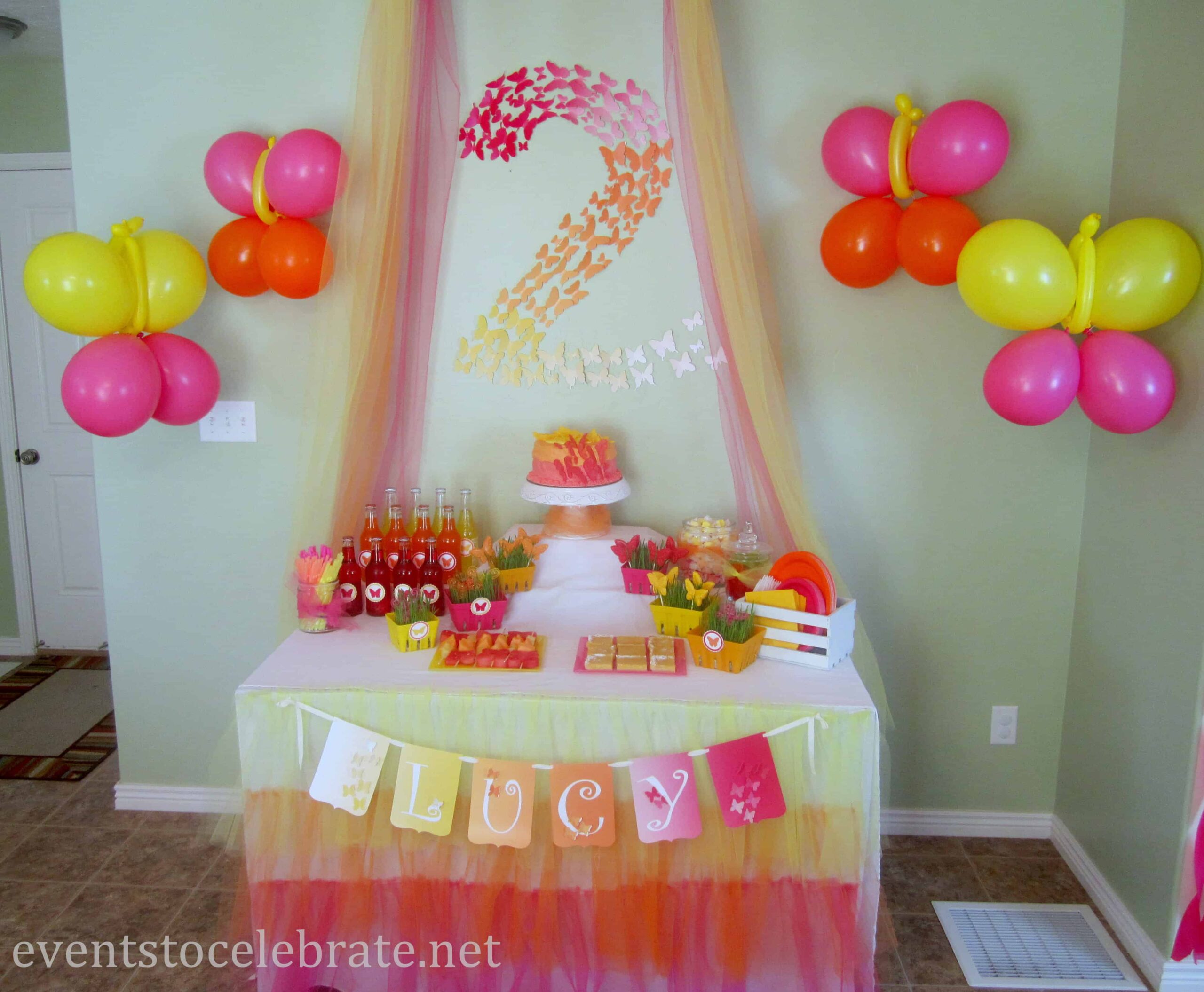 Butterfly Birthday Party: Food & Desserts