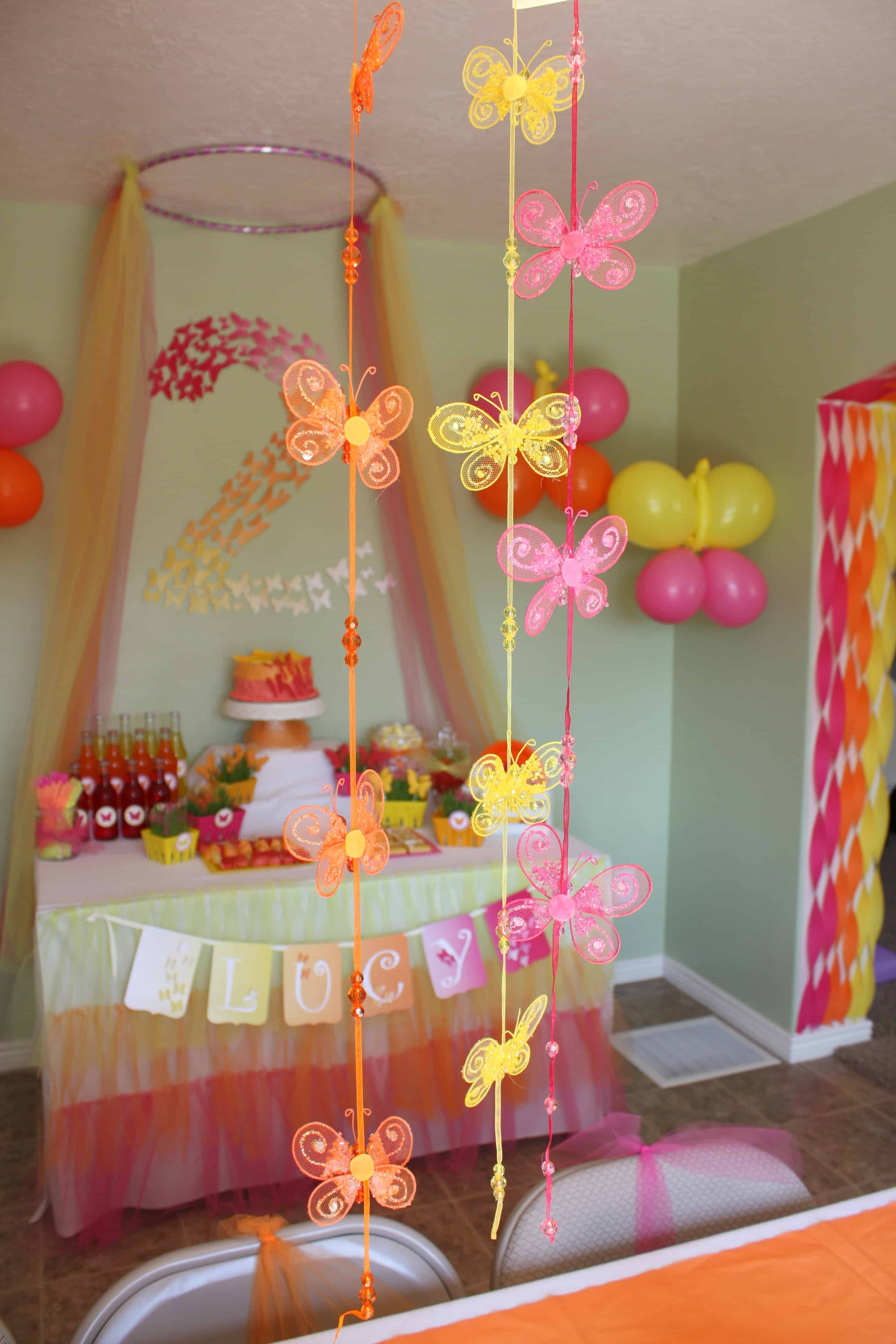 Butterfly Themed Party Butterfly Garlands Eventstocelebrate.net  