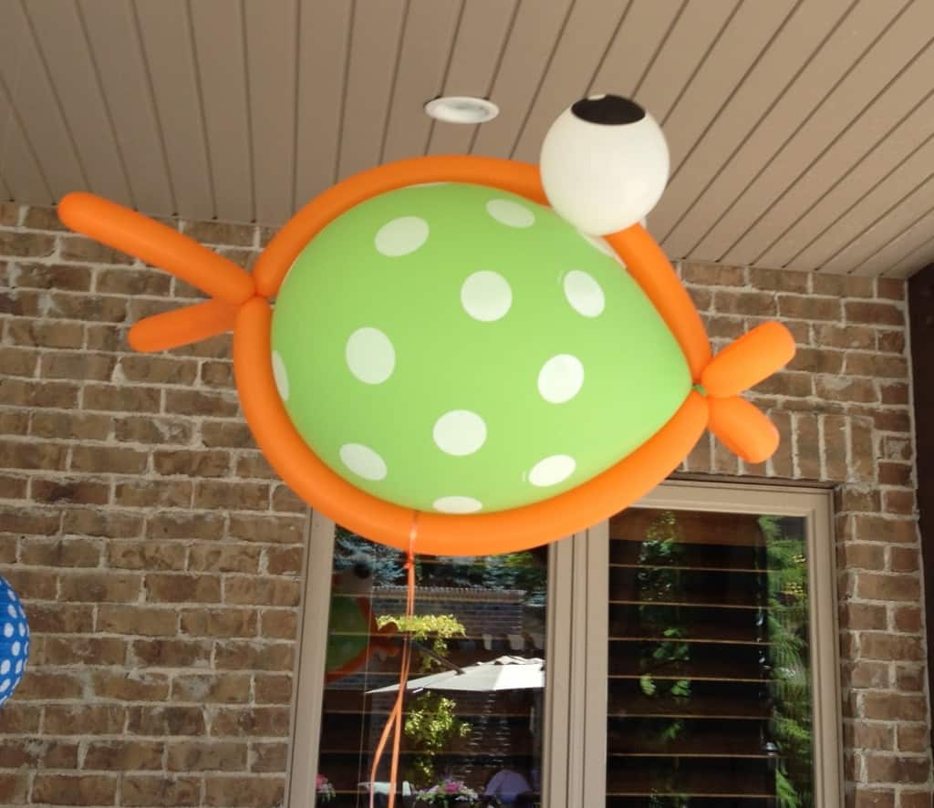 Swim Party Decorations - Fish Balloons