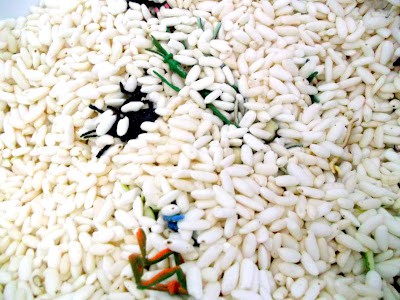 Bug Party Activities - Bug Search in Puffed Rice Cereal