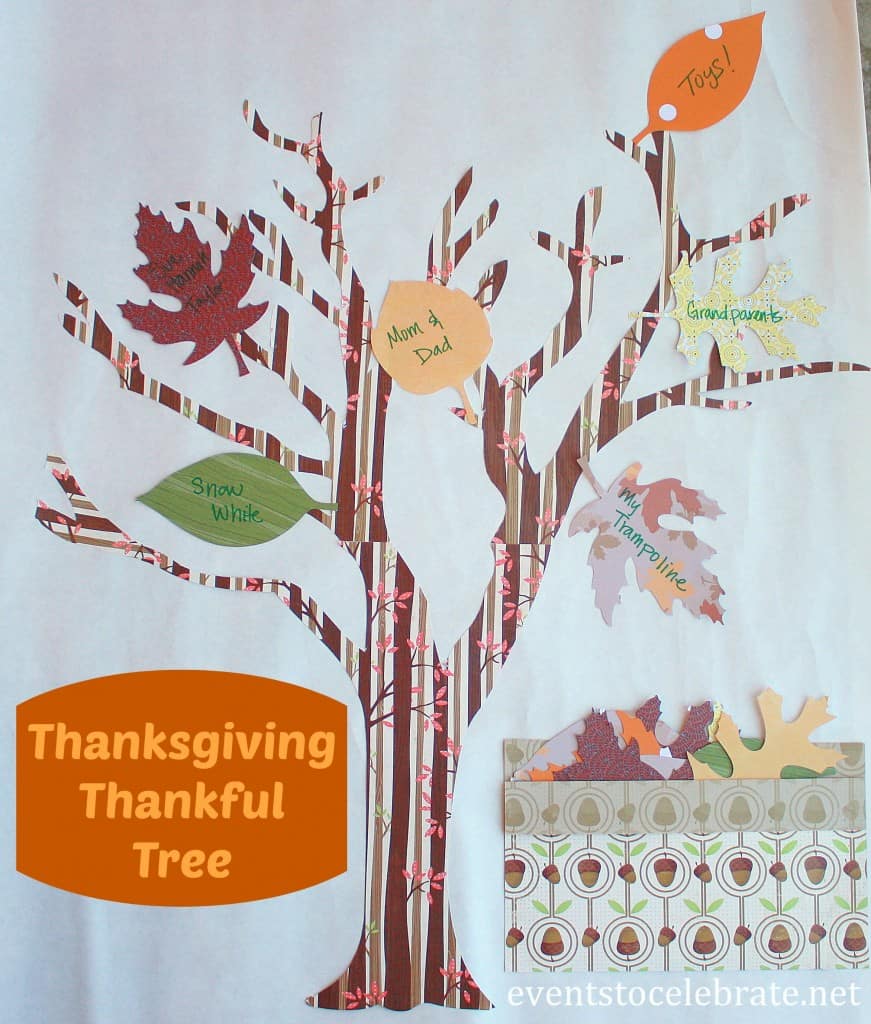 Thanksgiving Craft - DIY Thankful Tree