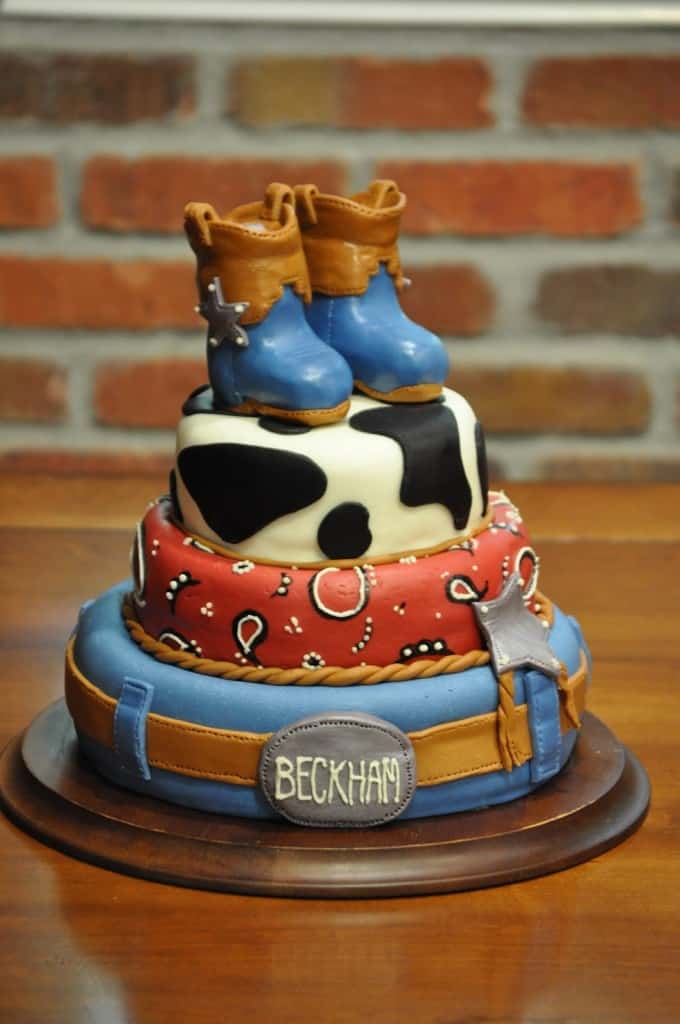 Cowboy Birthday Party Cake