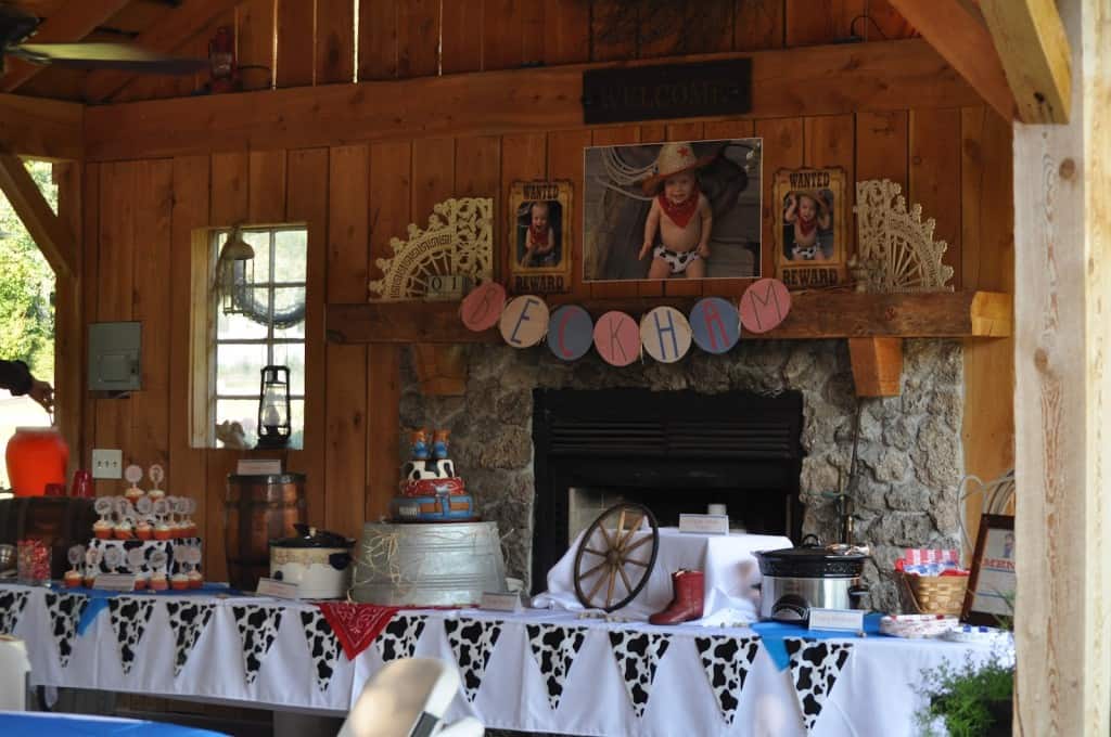 Cowboy Birthday Party Food Display