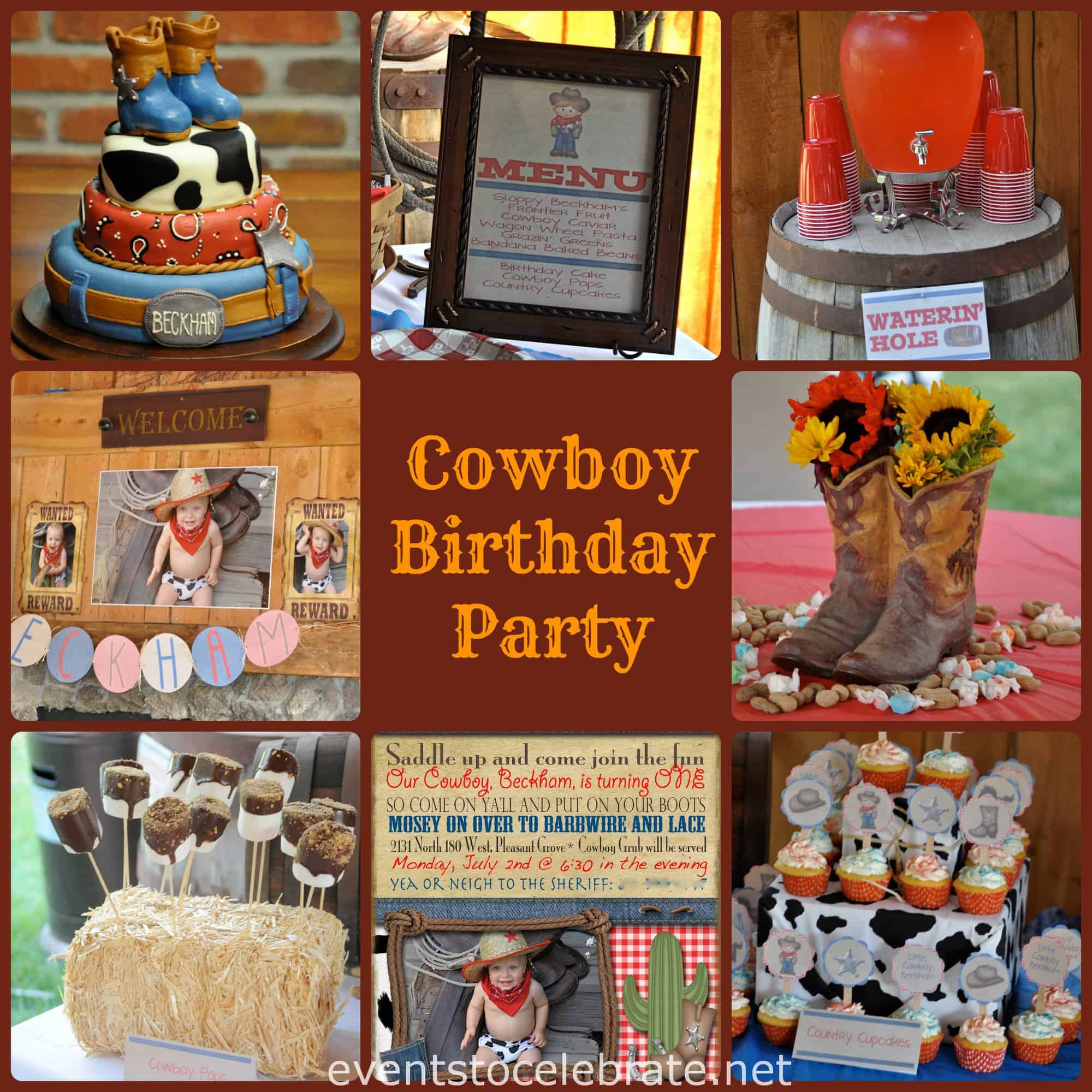 cowboy party decorations Archives