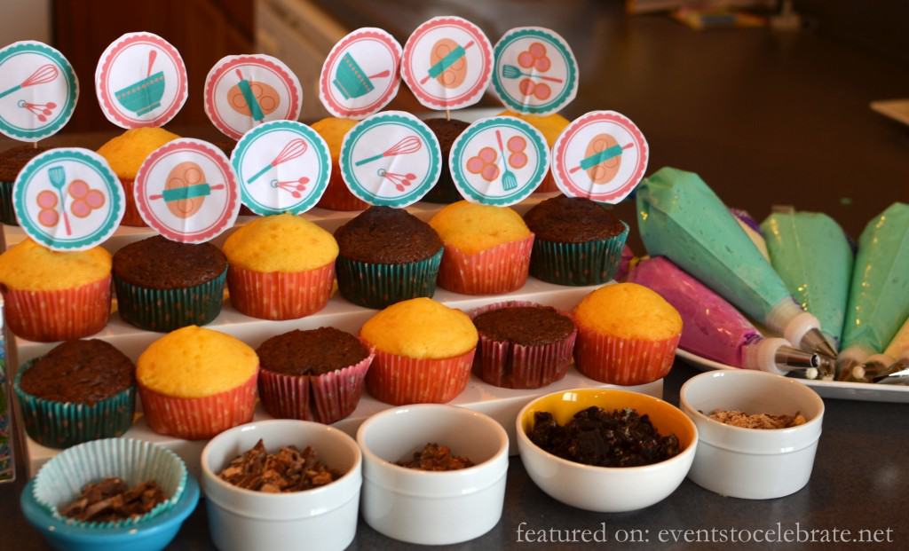 Baking  Birthday Party - Cupcake Decorating - events to CELEBRATE!