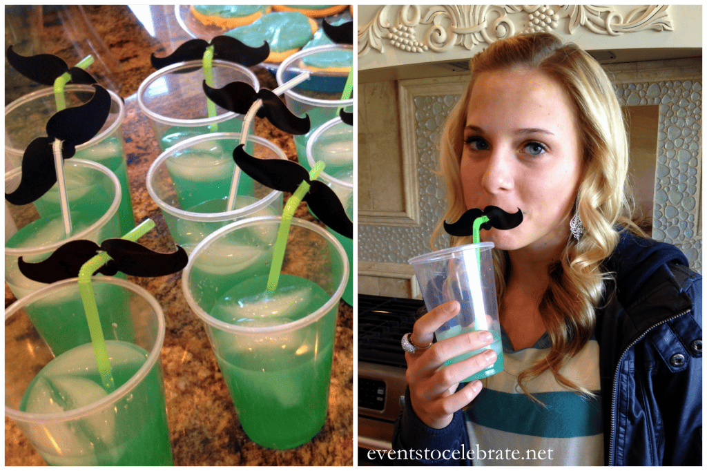 Little Man Mustache Baby Shower Drinks - events to CELEBRATE!