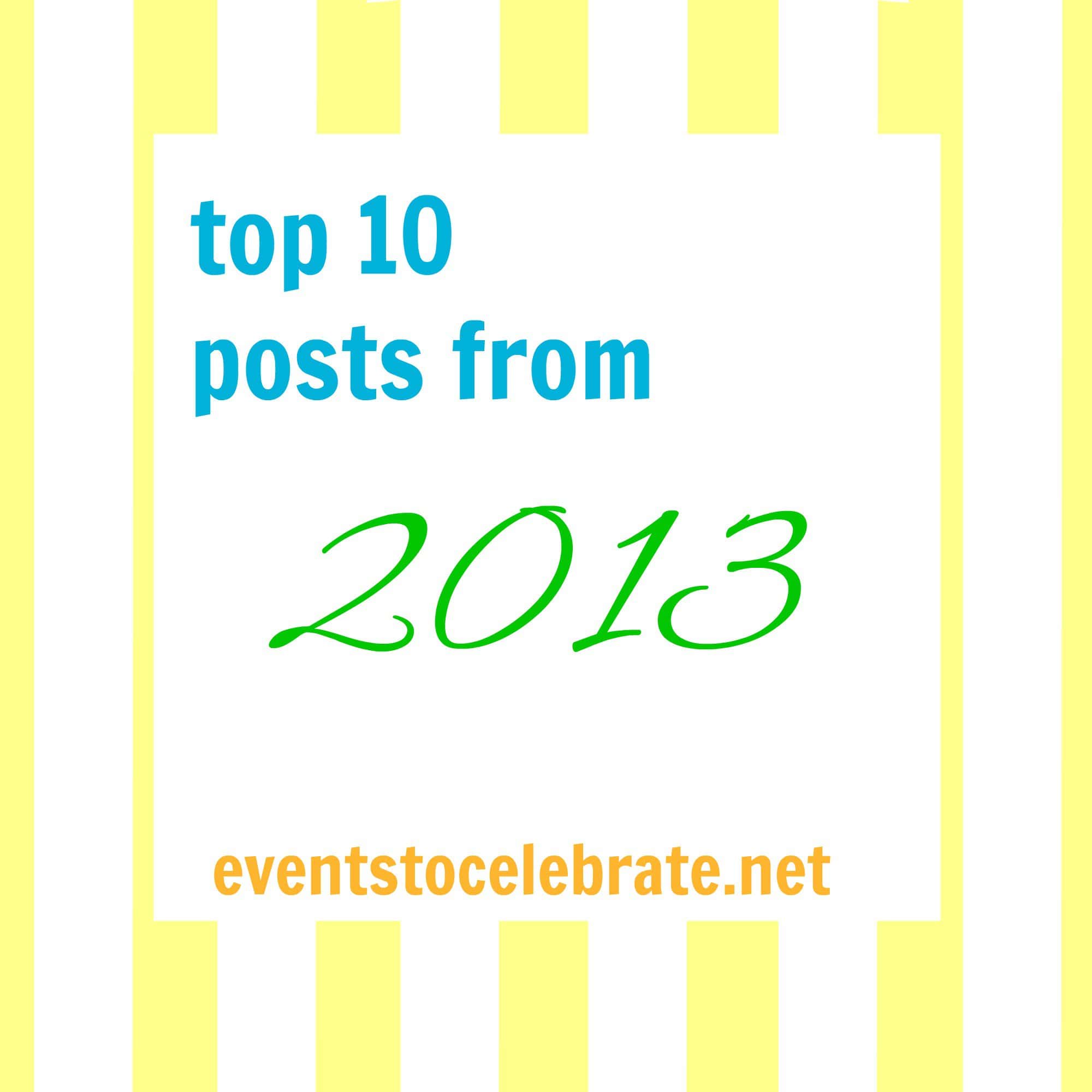 Top Posts in 2013