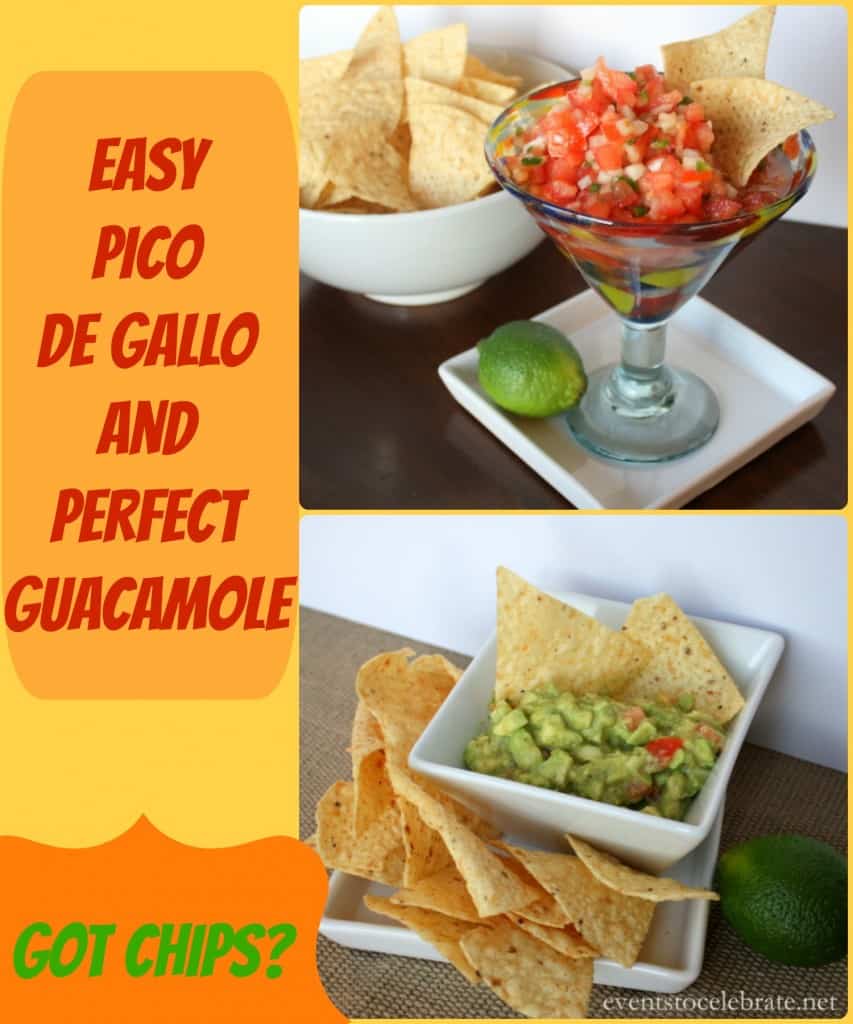 Pico De Gallo and Guacamole Recipe - Events To Celebrate