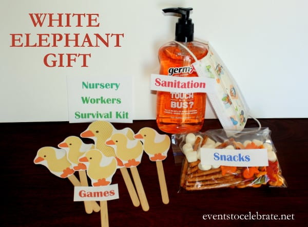 Easy White Elephant Gift Ideas events to CELEBRATE 