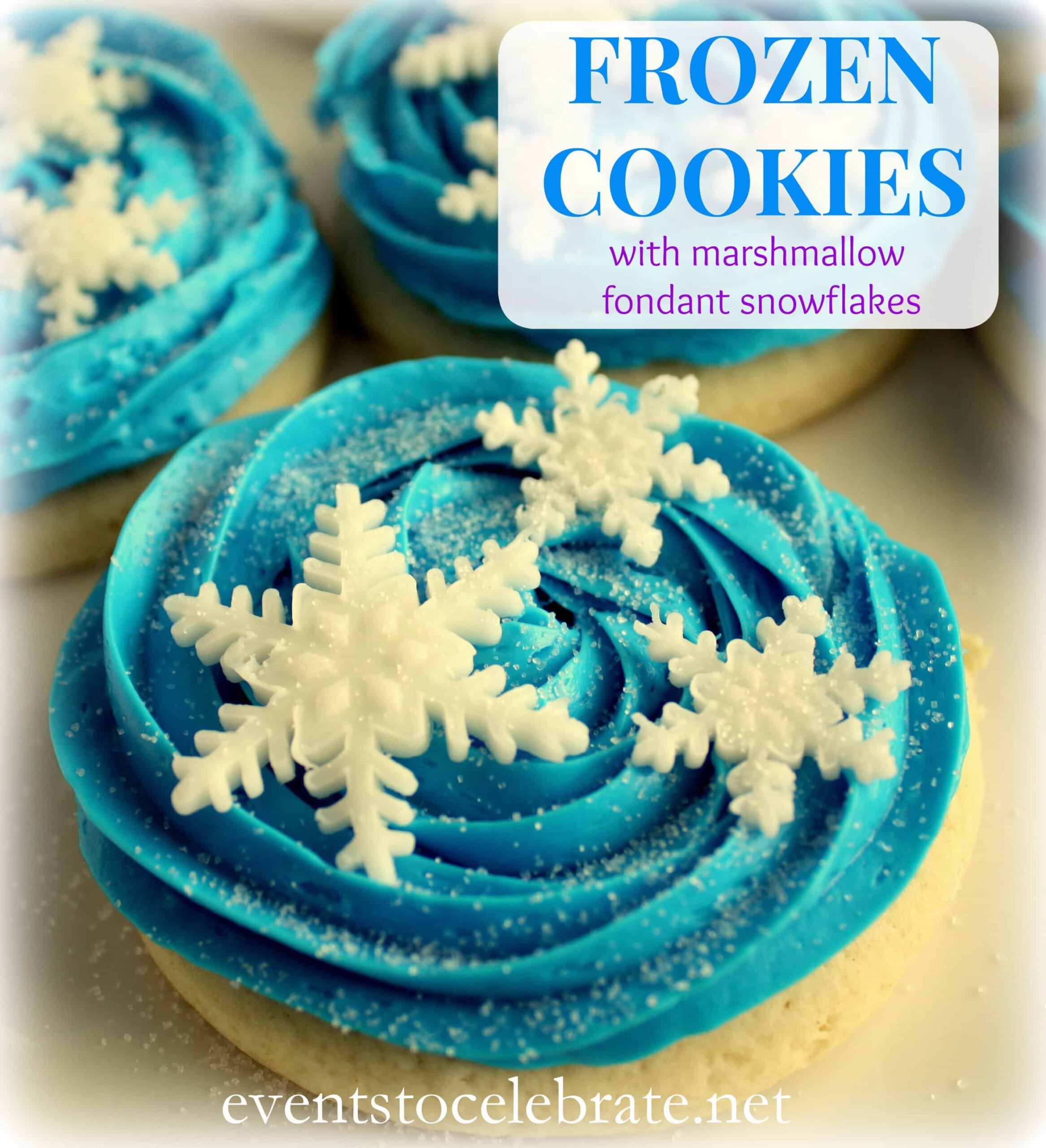 Disney Frozen Themed Cookies