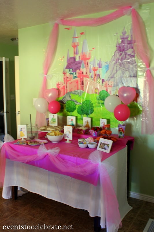 Disney Princess Birthday Party Ideas: Food & Decorations