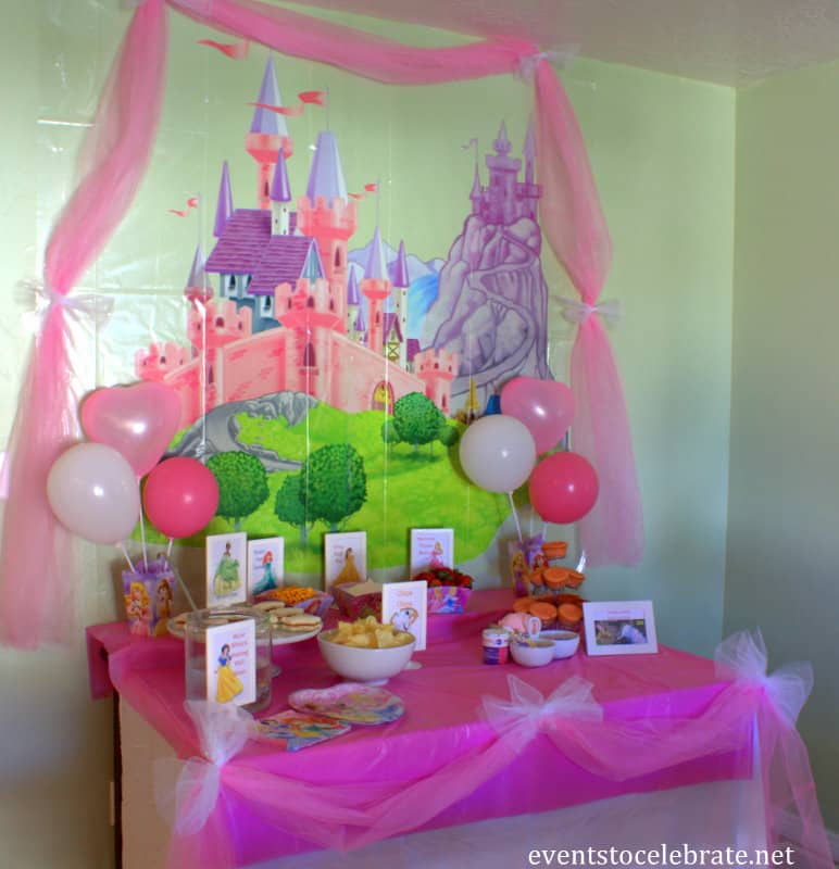 Disney Princess  Birthday  Party  Ideas  Food Decorations  