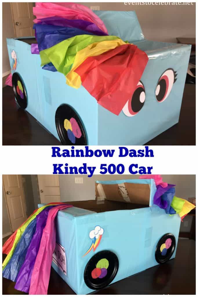 Kindy 500 Car - Rainbow Dash - eventstocelebrate.net