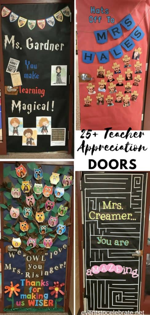 Teacher Appreciation Door Decoration Ideas - eventstocelebrate.net