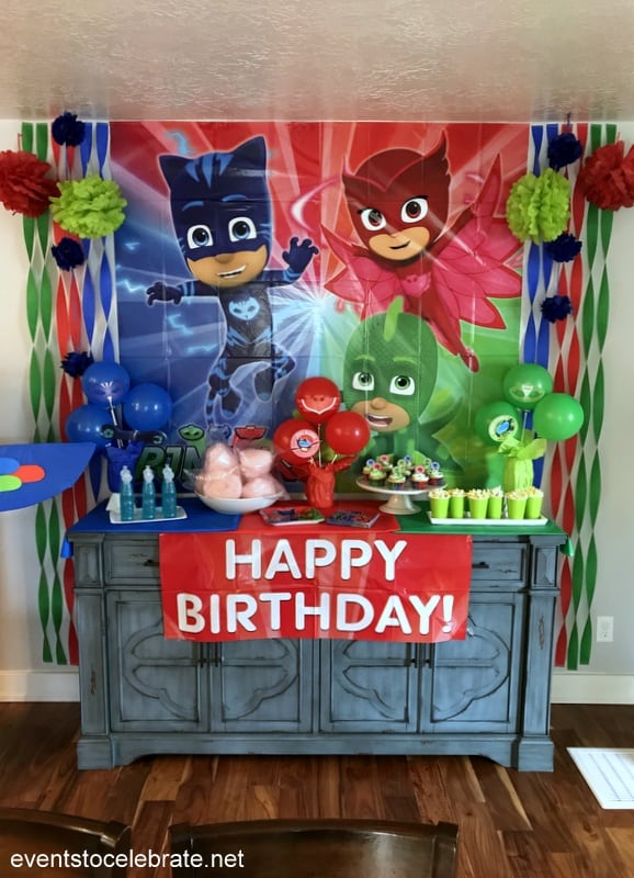 PJ Masks Birthday Party Ideas - eventstocelebrate.net