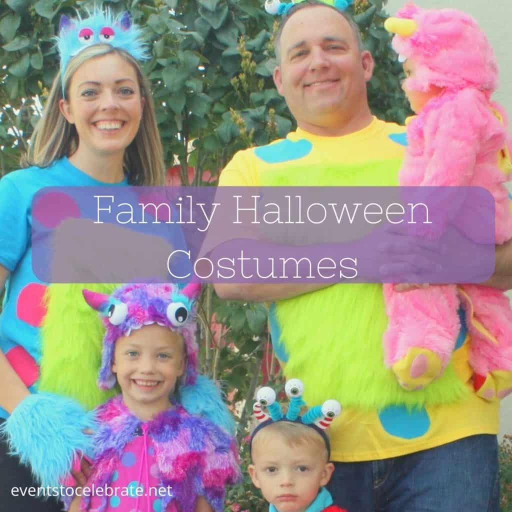Monster family halloween costumes