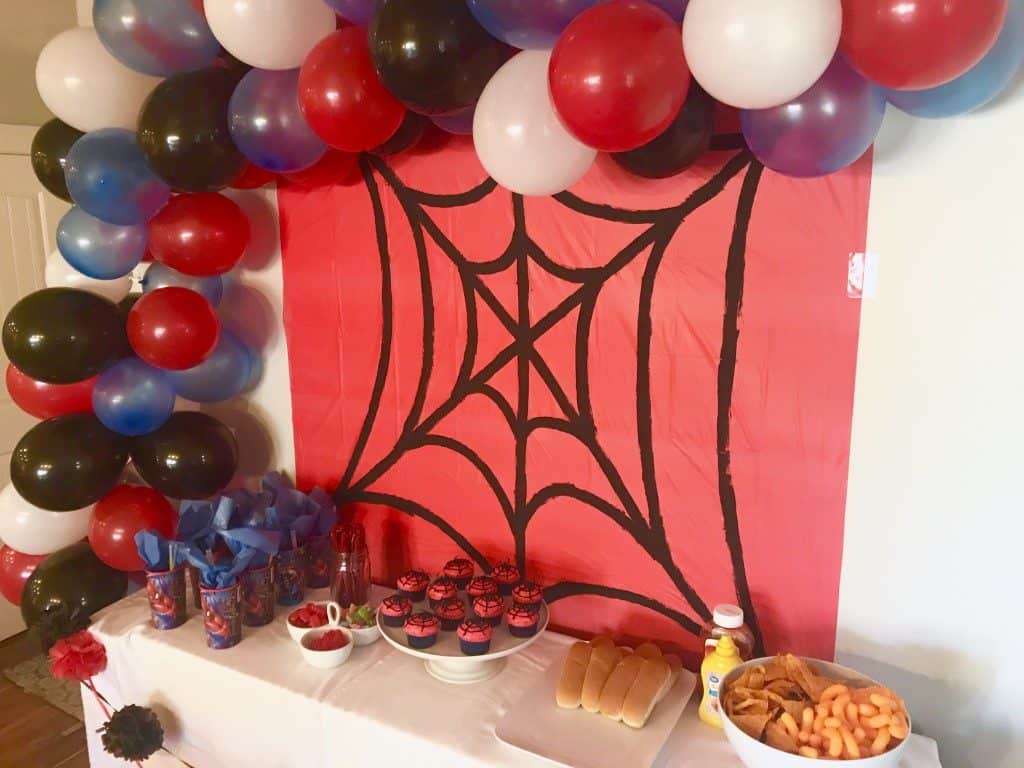 SPIDERMAN THEME PRINTABLE BACKDROP BANNER