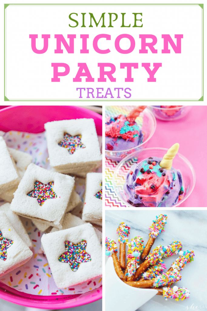 SIMPLE unicorn party treats