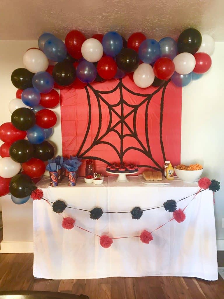 Spider-Man cake table  Spiderman birthday party, Spiderman birthday party  decorations, Spiderman theme party