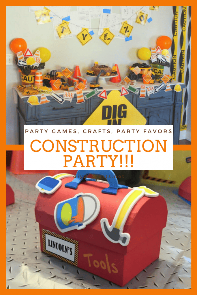 Construction party ideas for a kids party