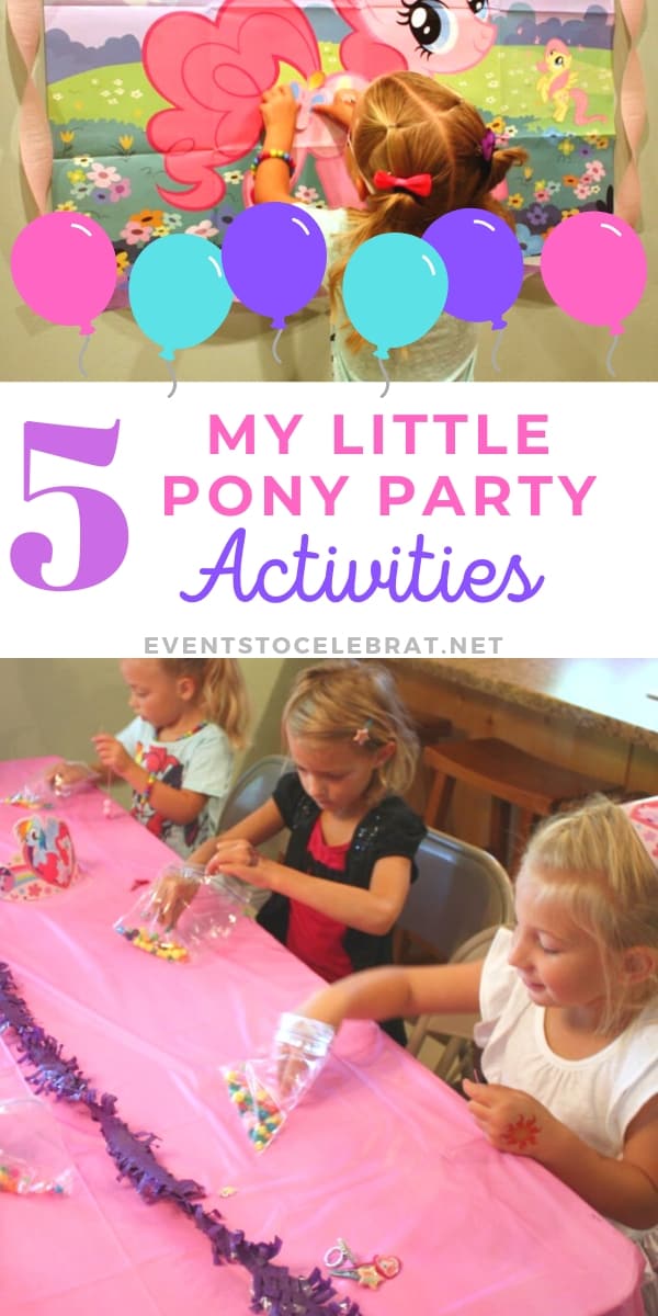 5 mylittle pony party activities
