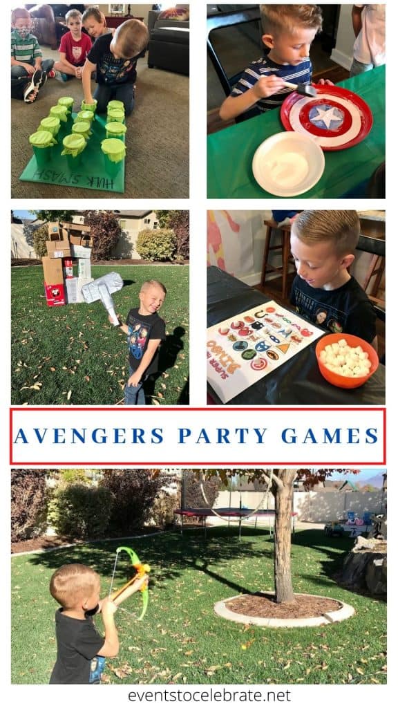 Avengers Party Games