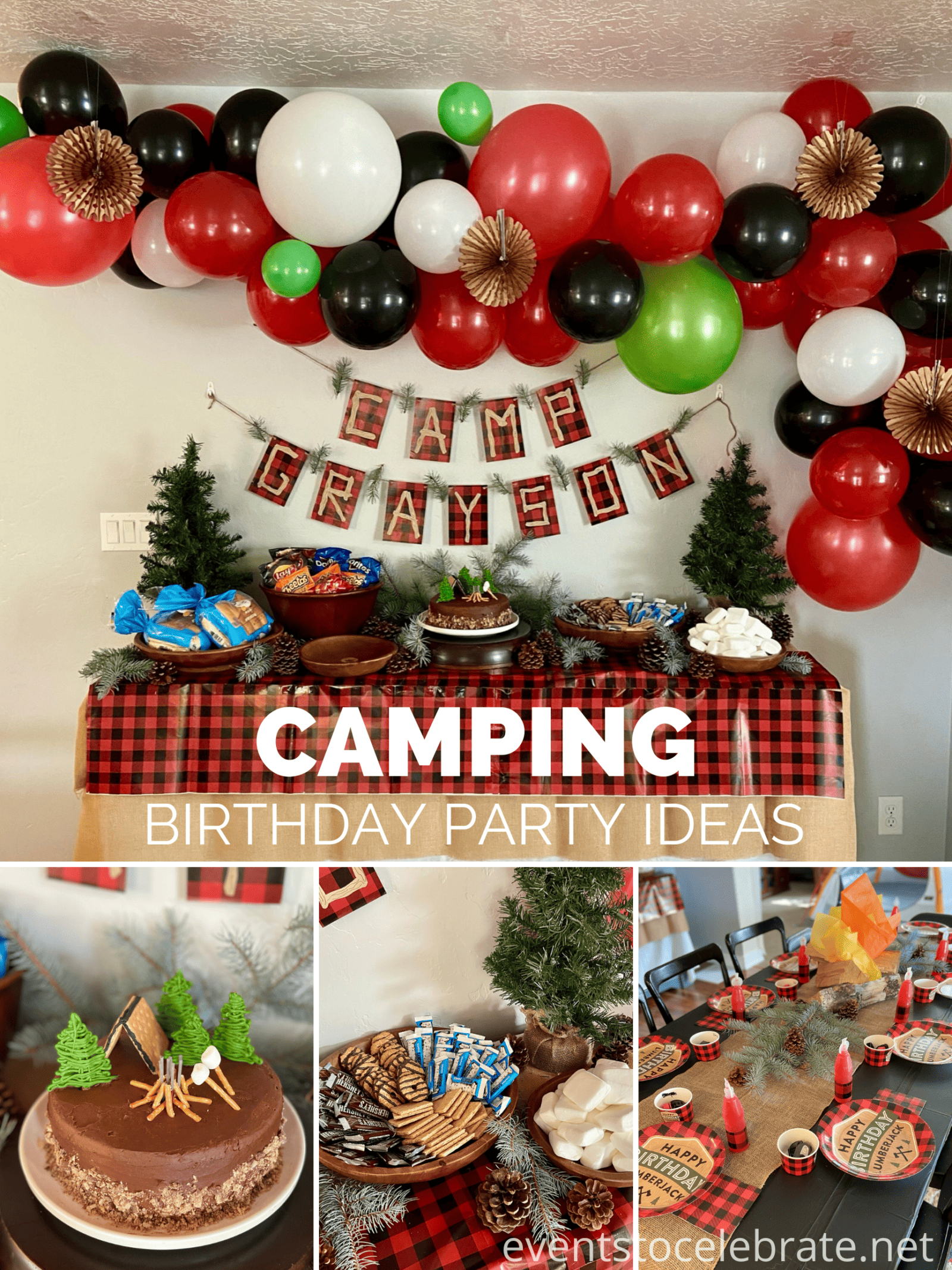 Camping Themed Birthday Party