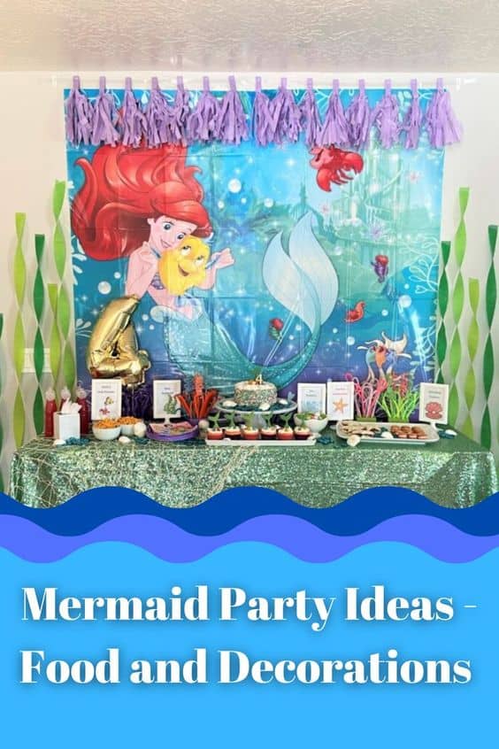 little mermaid party ideas and decorations