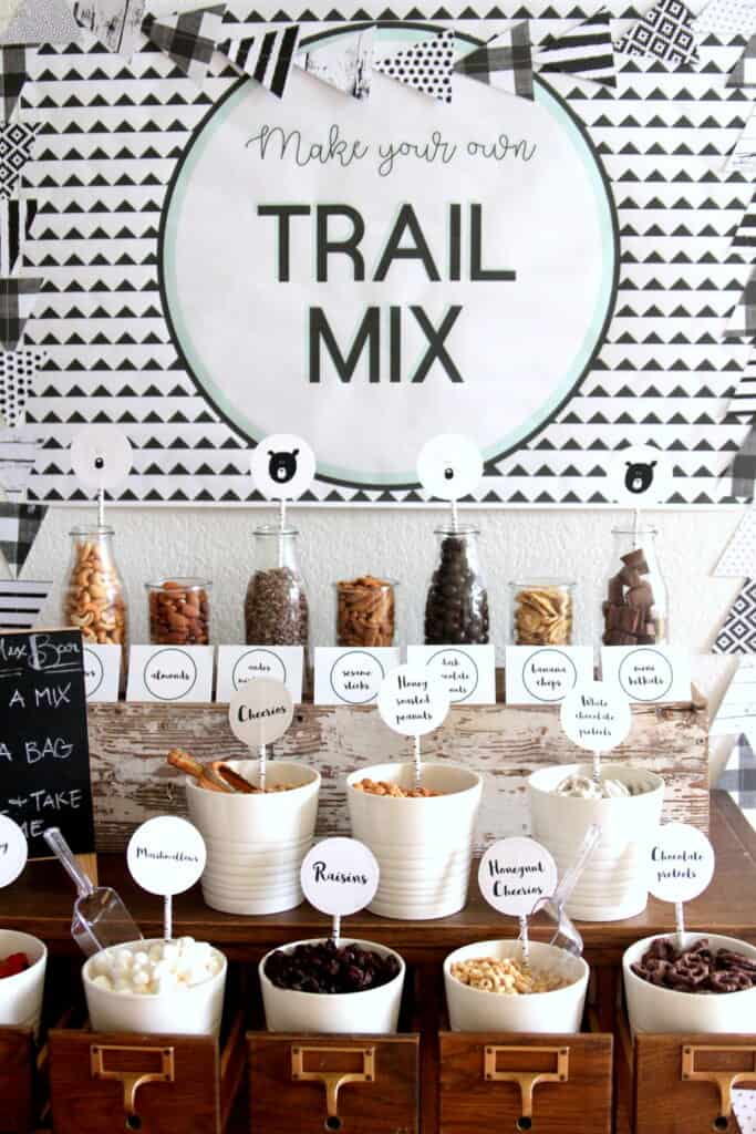 Trail mix dessert bar 