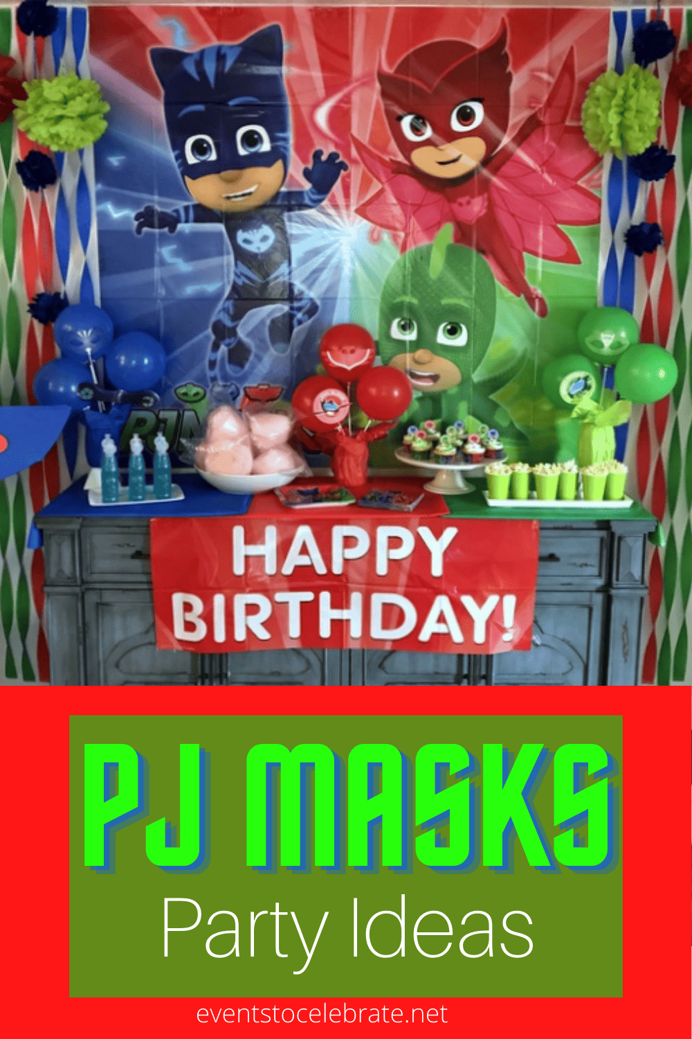 PJ Masks Birthday Party Ideas Party Ideas For Real People