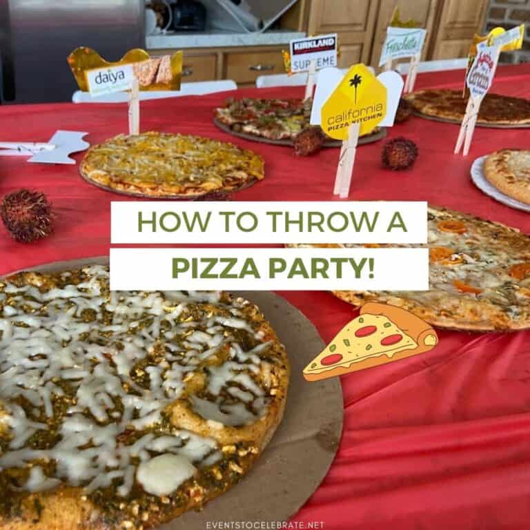 How to Throw a Pizza Party {with Ideas for Sides and Decorations}
