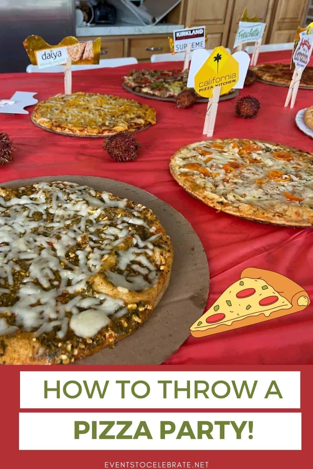 How to throw a pizza party with ideas for sides and decor