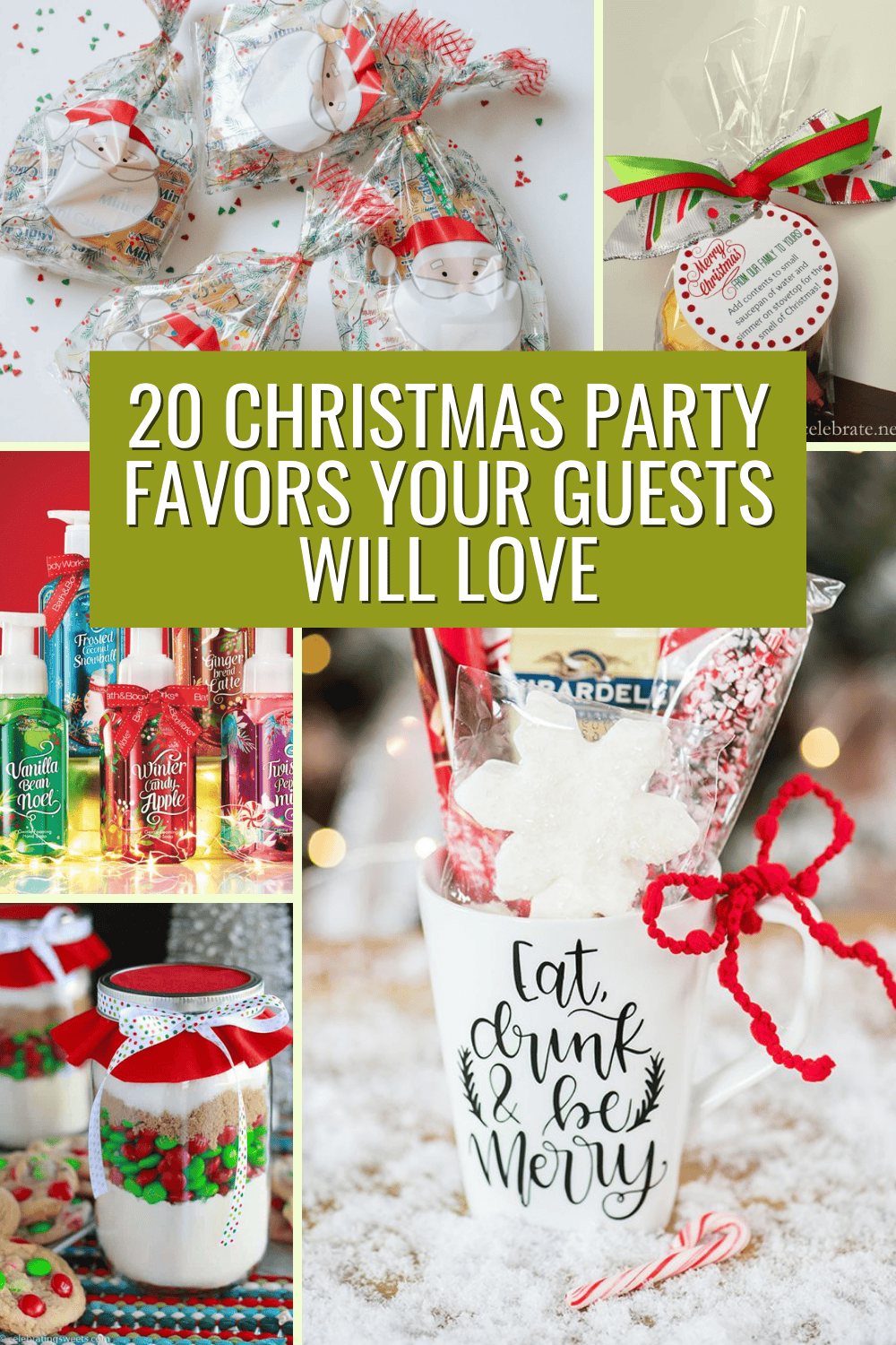 20 Christmas Party Favors Your Guests Will Love - Party Ideas for Real ...