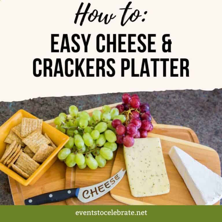 Easy Cheese and Crackers Platter