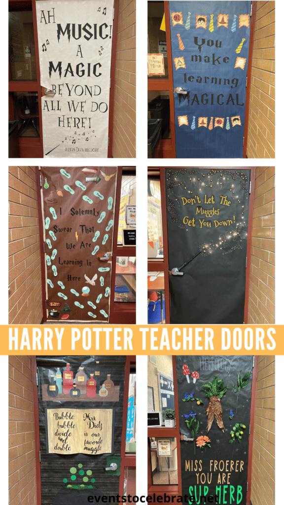 Harry Potter Door Decorations - Teacher Appreciation - Party Ideas