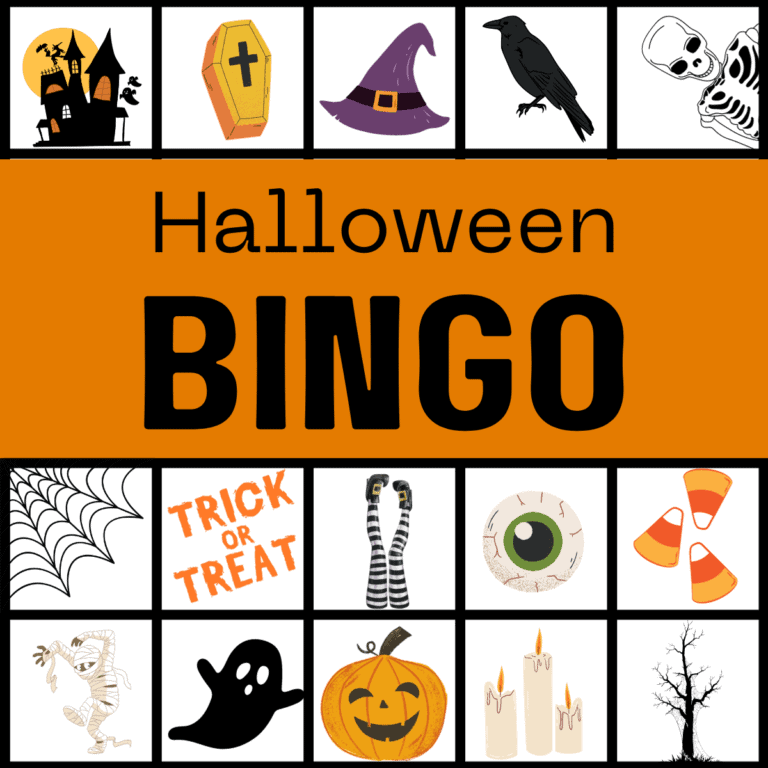 Halloween Bingo Printable (FREE)
