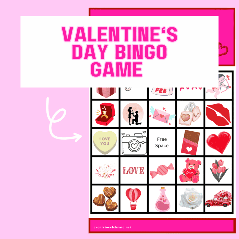Valentine’s Day Bingo (Free Printable)
