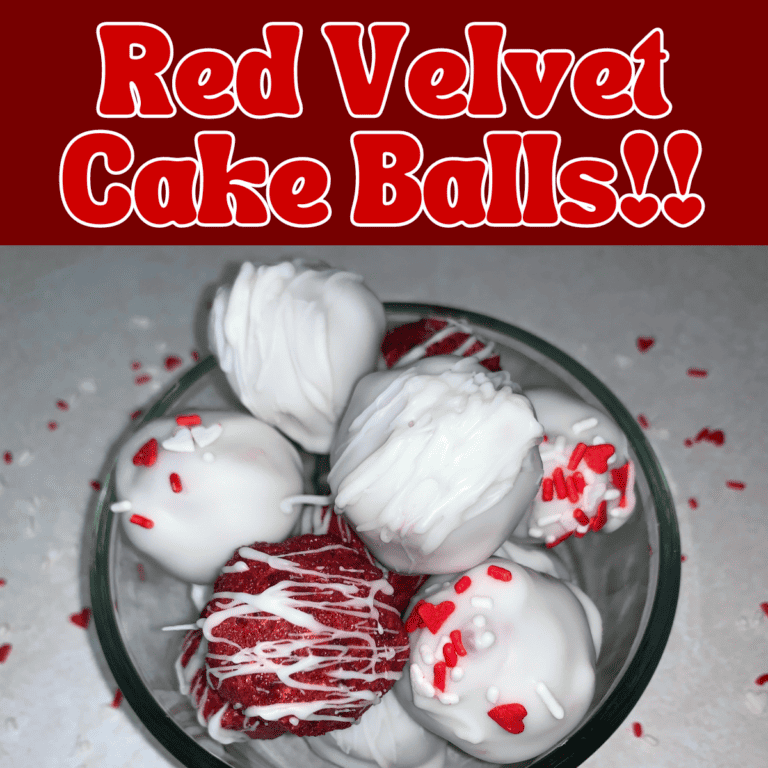 4 Ingredient Red Velvet Cake Balls