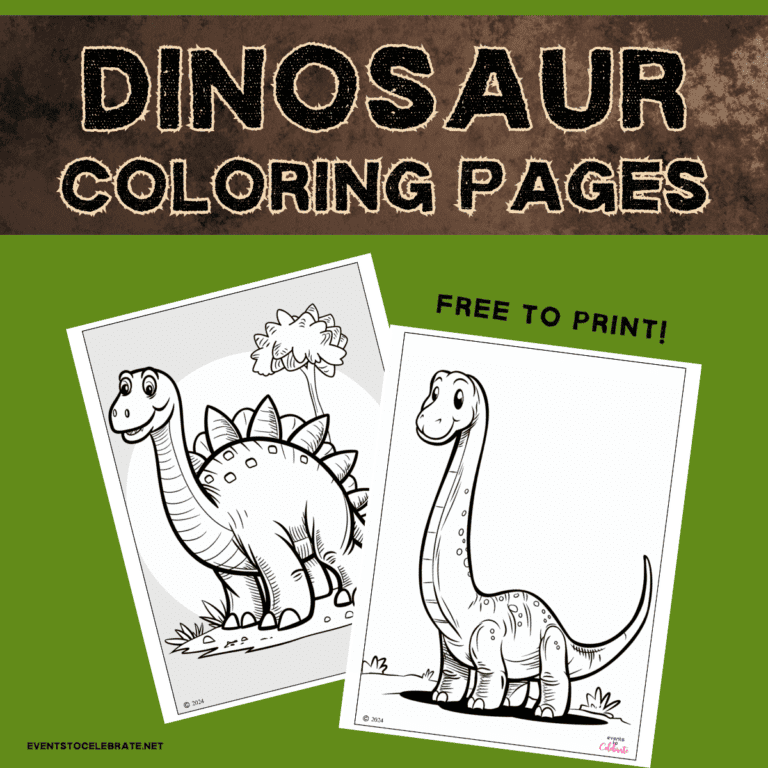 Dinosaur Coloring Pages – Free Printable