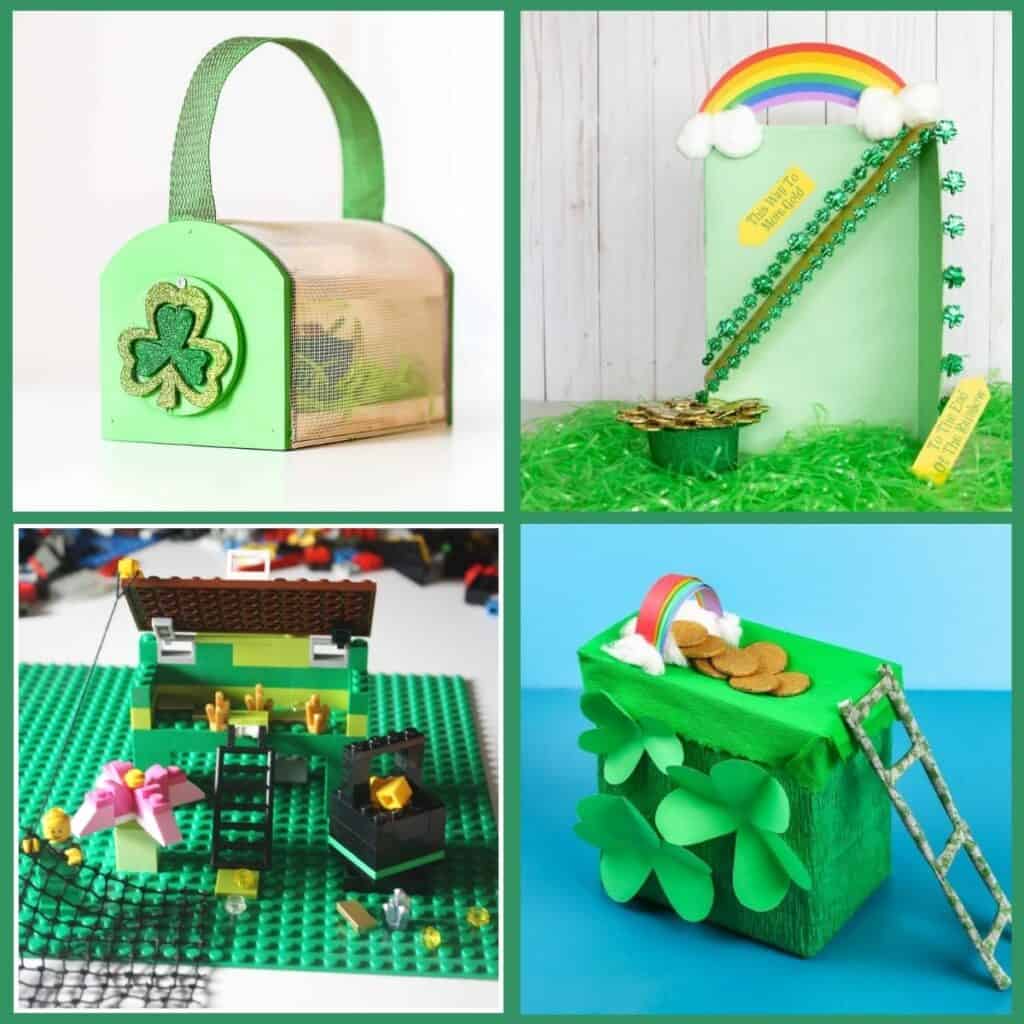 4 examples of leprechaun trap ideas that kids will love creating.