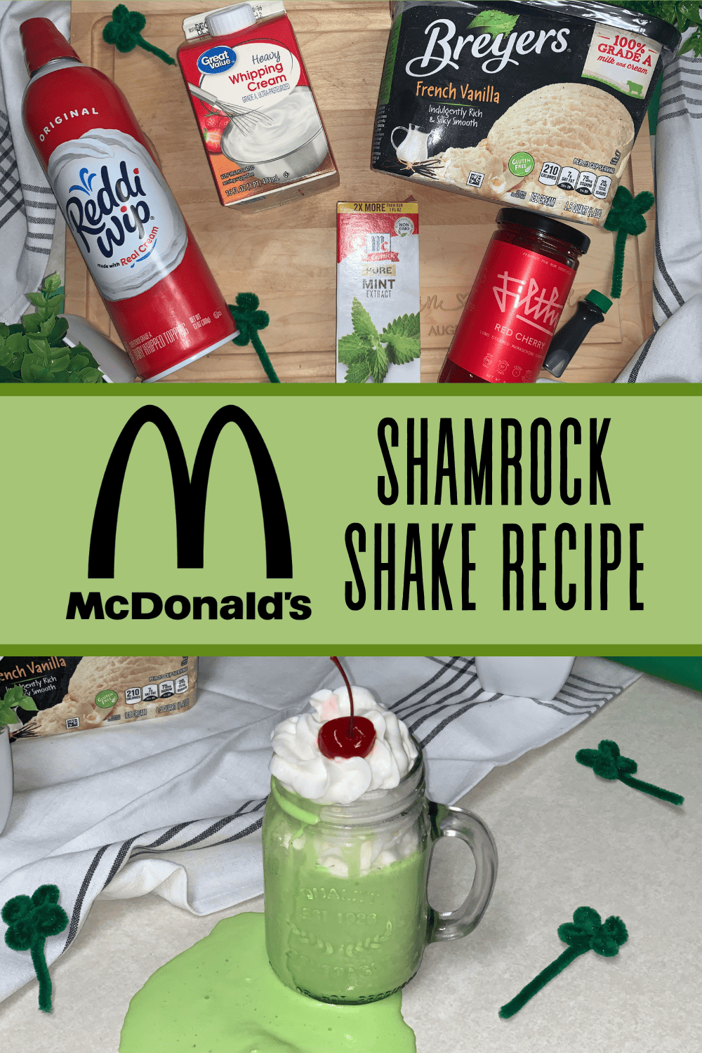 McDonald's Shamrock Shake Copycat Recipe Party Ideas for Real People