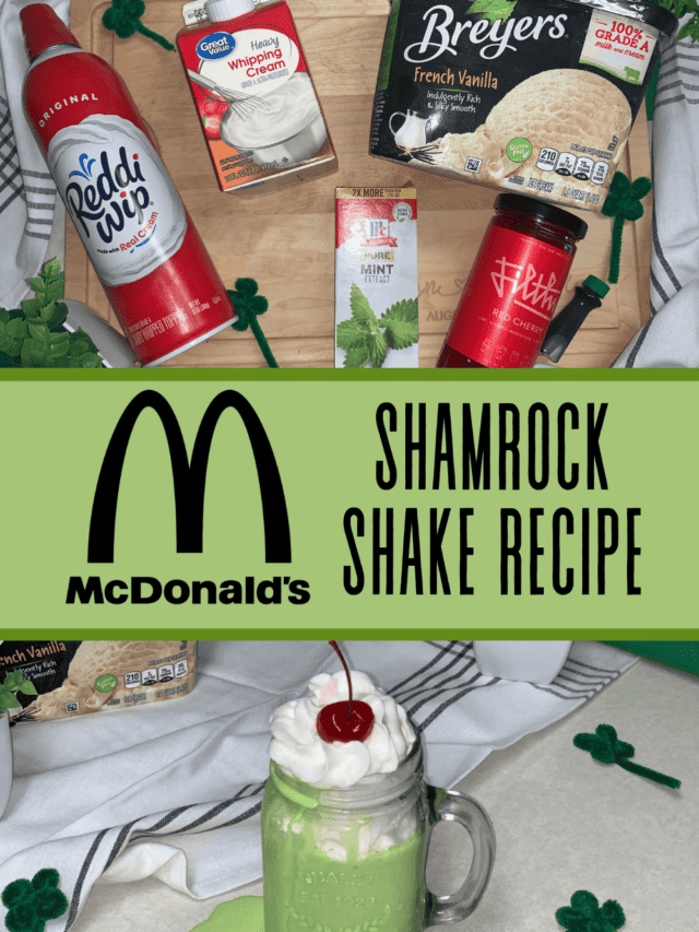 Easy Shamrock Shake for St. Patrick’s Day