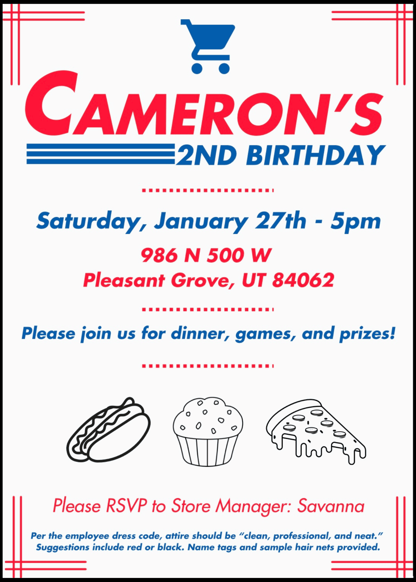 Costco Themed Birthday Party Party Ideas for Real People