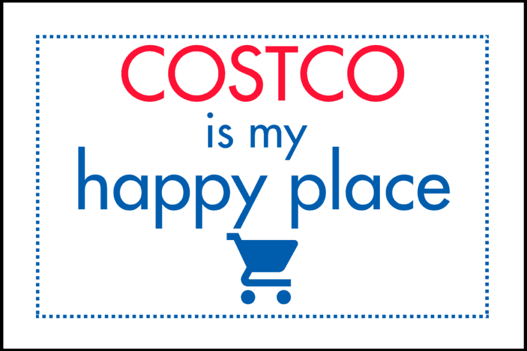 Costco is my Happy Place Printable - Costco Party Details