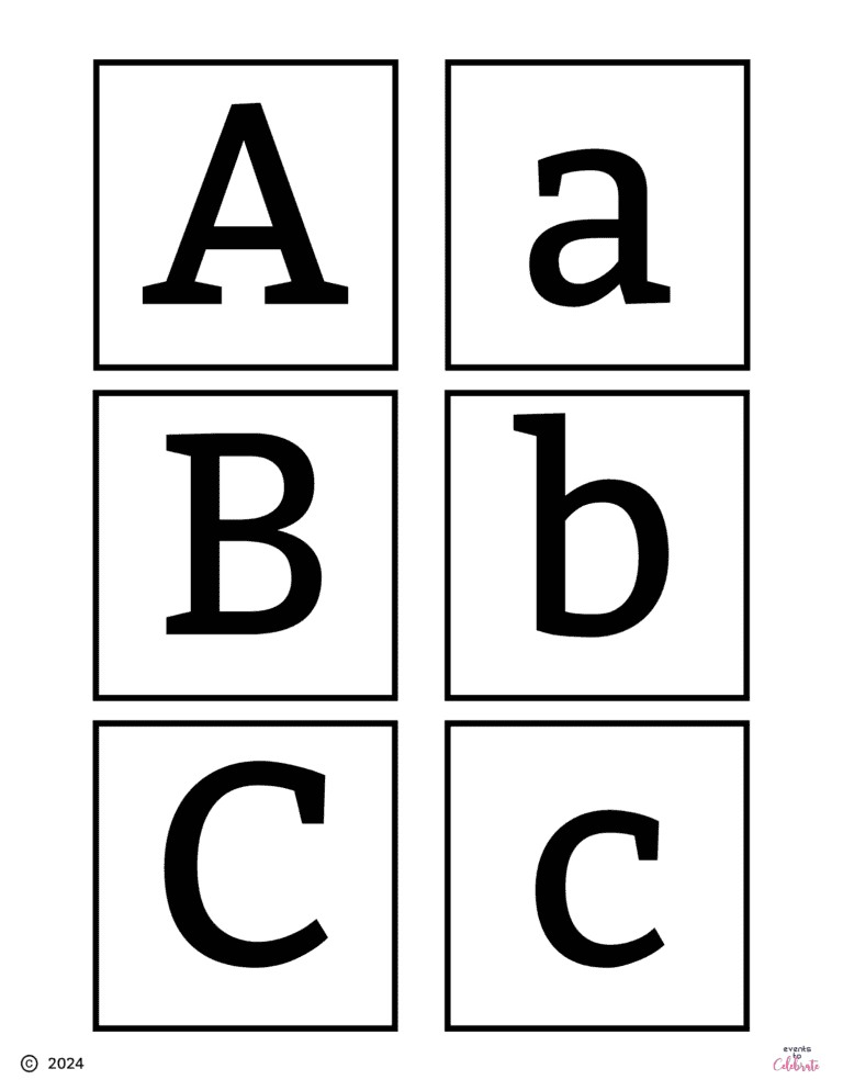 Popsicle Stick Alphabet Letters (With Printable!) - Party Ideas for ...